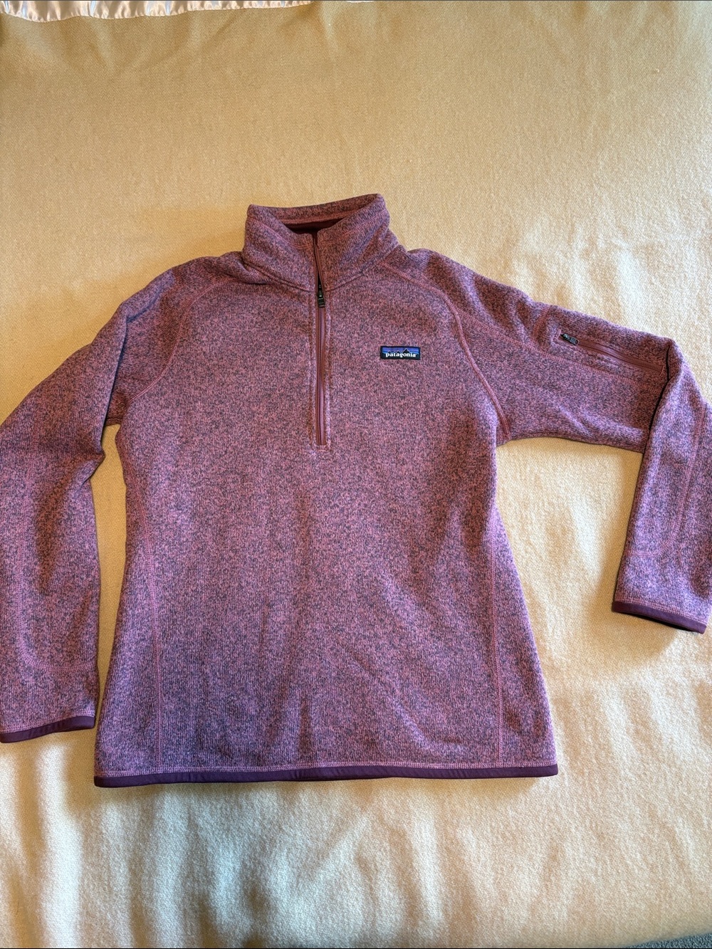 Patagonia Better Sweater Half-Zip Fleece Pullover - Heathered Pink